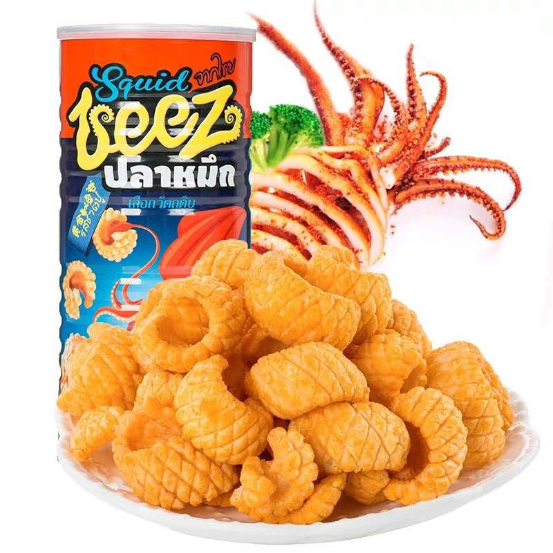 Wholesale Delicious Leisure Fried Snacks Tasty Sea Food Prawn Flavored Crackers