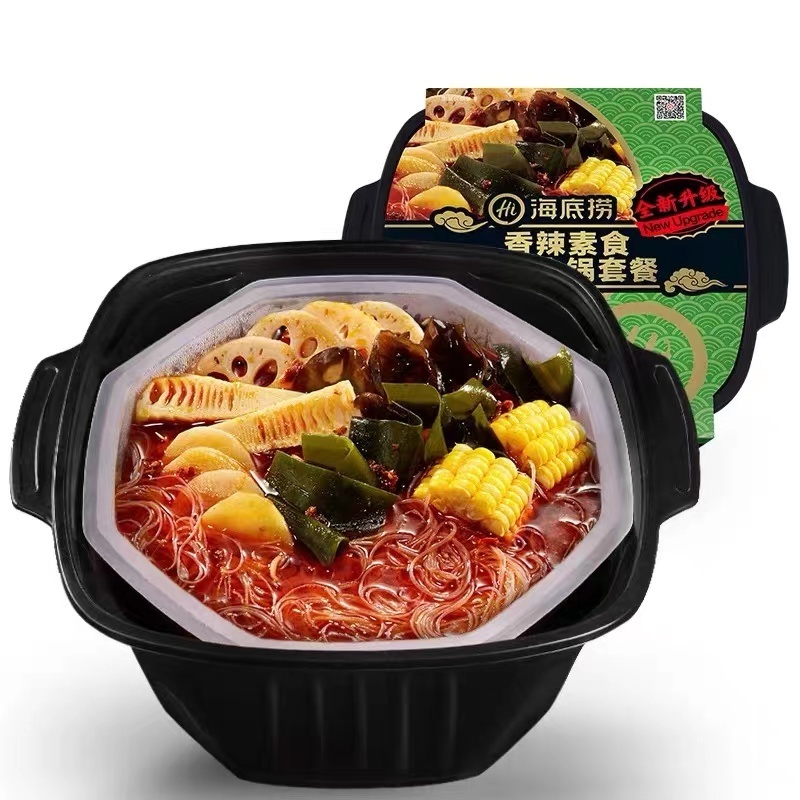 Wholesale Convenient Instant Self Heating Hot Pot Meals Sweet Potato Vermicelli Self Heating Soup Food Instant Hot Pot Noodles