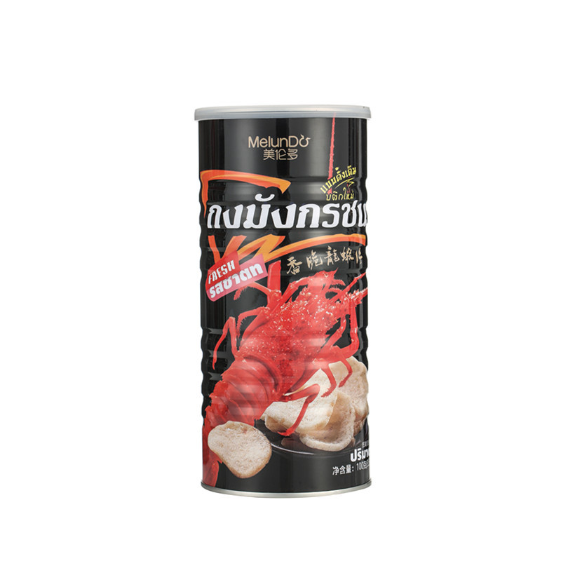 Wholesale Delicious Leisure Fried Snacks Tasty Sea Food Prawn Flavored Crackers