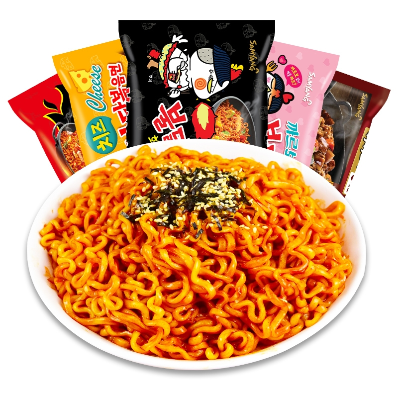 China high quality Korean snacks Instant Noodle Food Hot Chicken Spicy Flavor Roasted