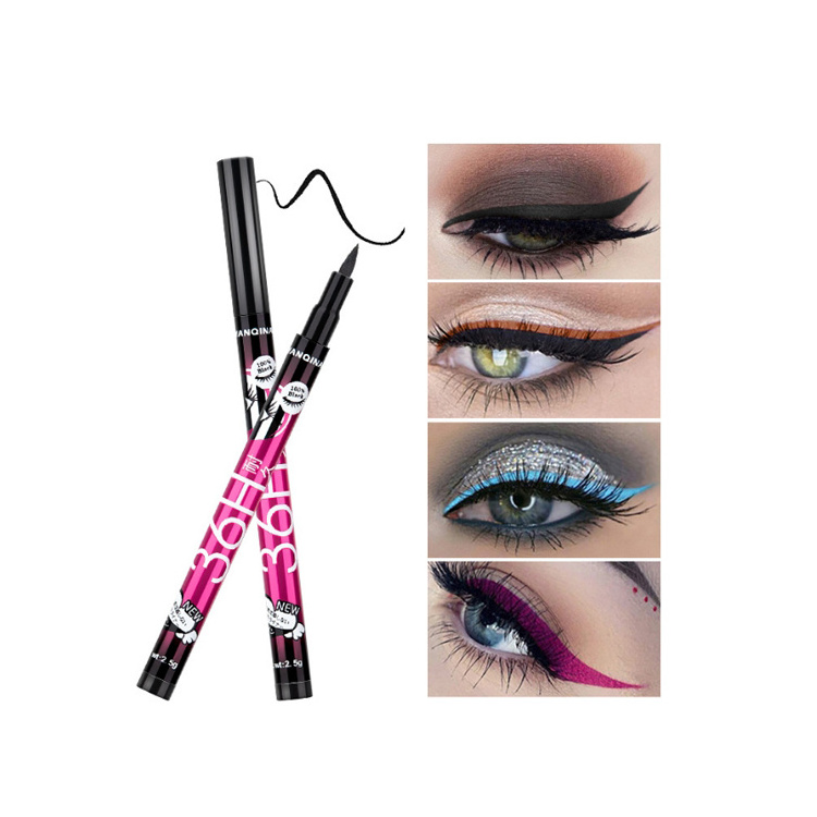 YANQINA Charming Big Eyes Colorful 36H Long Lasting Quick Drying Waterproof Eyeliner Pencil