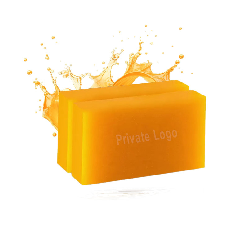 Private Label Custom kojic tumeric Handmade  Whitening Soap With Goat Milk Deep Cleansing Essential Oil Toilet Soap