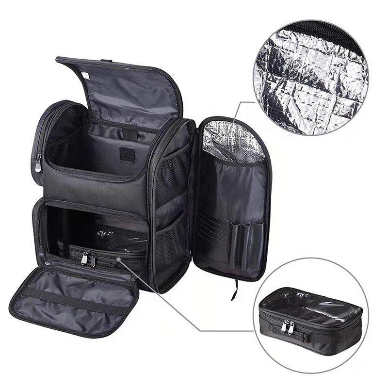 Waterproof Large Makeup Backpack Cosmetic Storage Should Bag Hairdresser Travel Organizer With Clear Toiletry Storage Bags