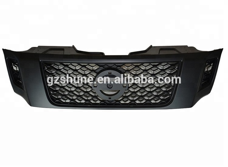 High Quality ABS New Front Grille For Navara NP300 2015-2017 Front bumper Cover Grill Hood protection 4X4 Auto accessories