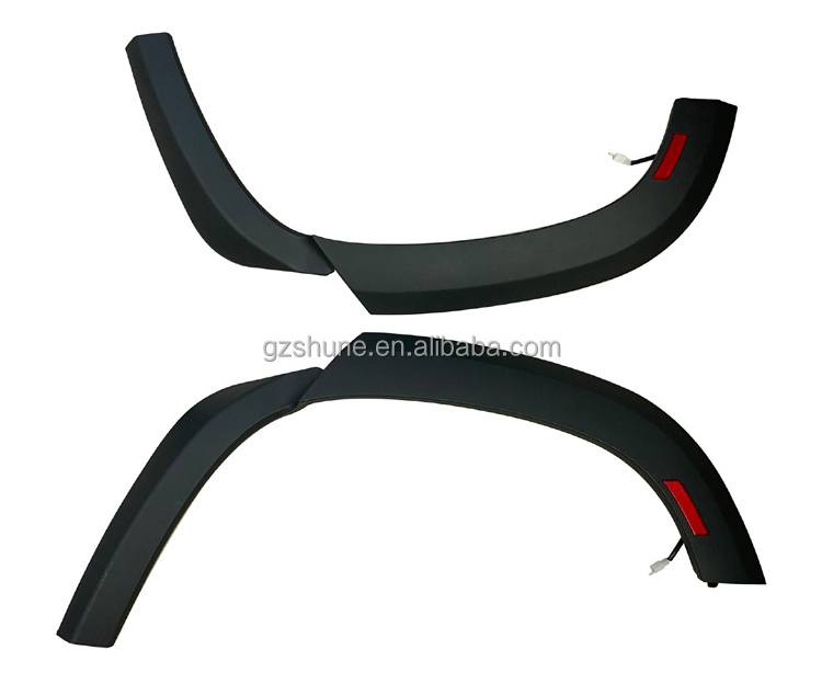 New Arrive High Quality ABS wheel arch fender flares For Defender 2020 2021 Wheel Fender trim with light Car Auto accessories