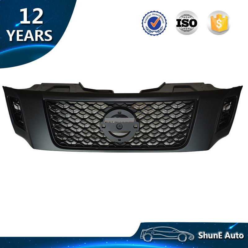 High Quality ABS New Front Grille For Navara NP300 2015-2017 Front bumper Cover Grill Hood protection 4X4 Auto accessories