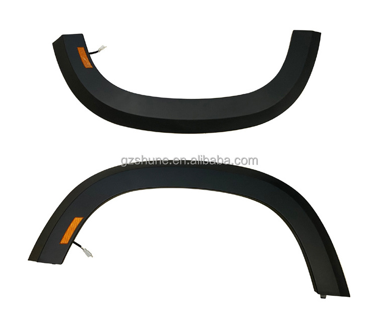 New Arrive High Quality ABS wheel arch fender flares For Defender 2020 2021 Wheel Fender trim with light Car Auto accessories