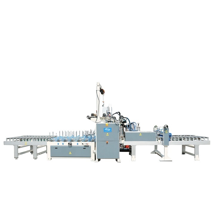 Panel Wrapping Machine For Making Wall And Ceiling Panel Using PUR Hot Melt Glue