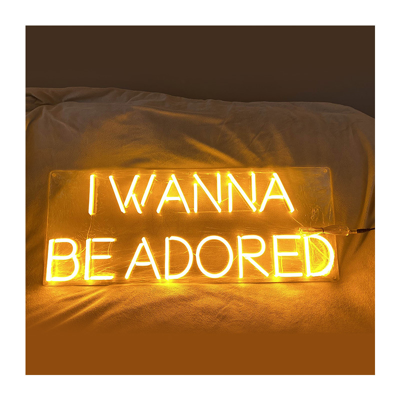 Fast delivery Custom acrylic neon sign for room birthday party home wedding decor Shop neon sign board neon sign led