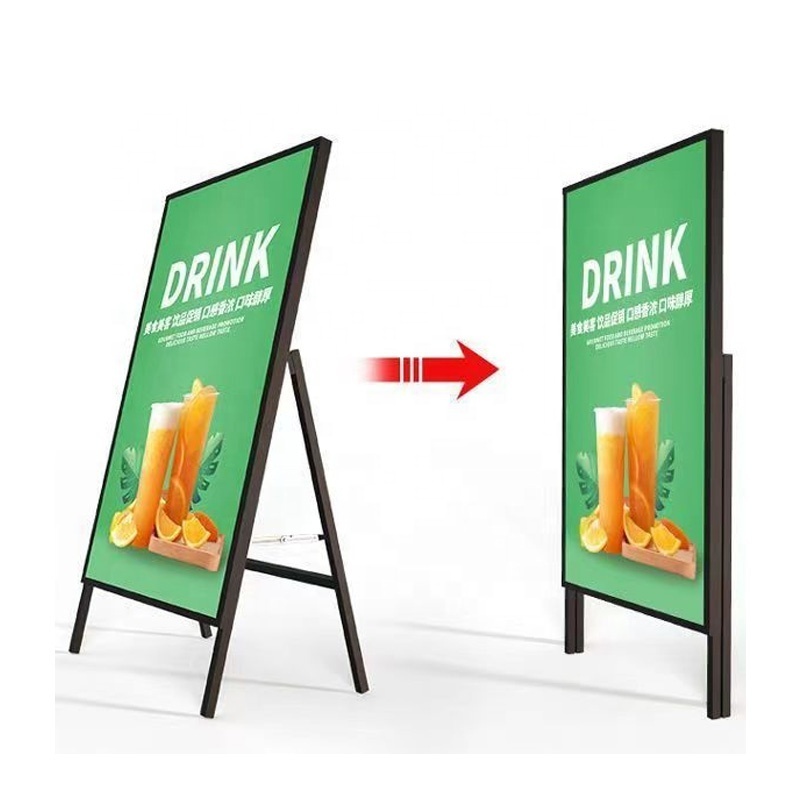 A frame sign led lighting stand led menu board poster frame discount board