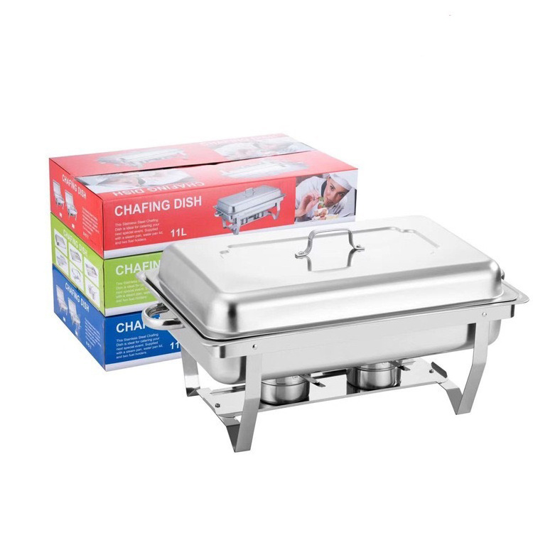 Wholesale Indian Chaffing Dish Rectangle Buffet Food Warmer Stainless Steel Chafing Dishes For Sale