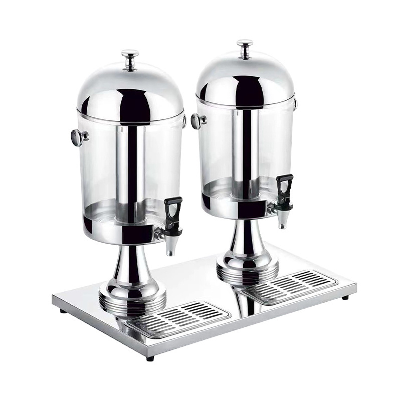 Wholesale  8/16/24L Stainless Steel Beverage Dispensers Cold Hot Wedding Fruit Juice Dispenser Prices machine drink dispensers