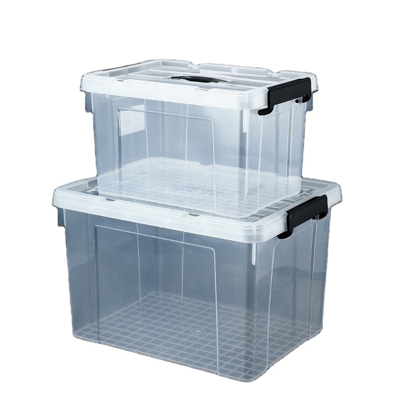 Good quality stackable pp plastic storage boxes for sundries household plastic storage container