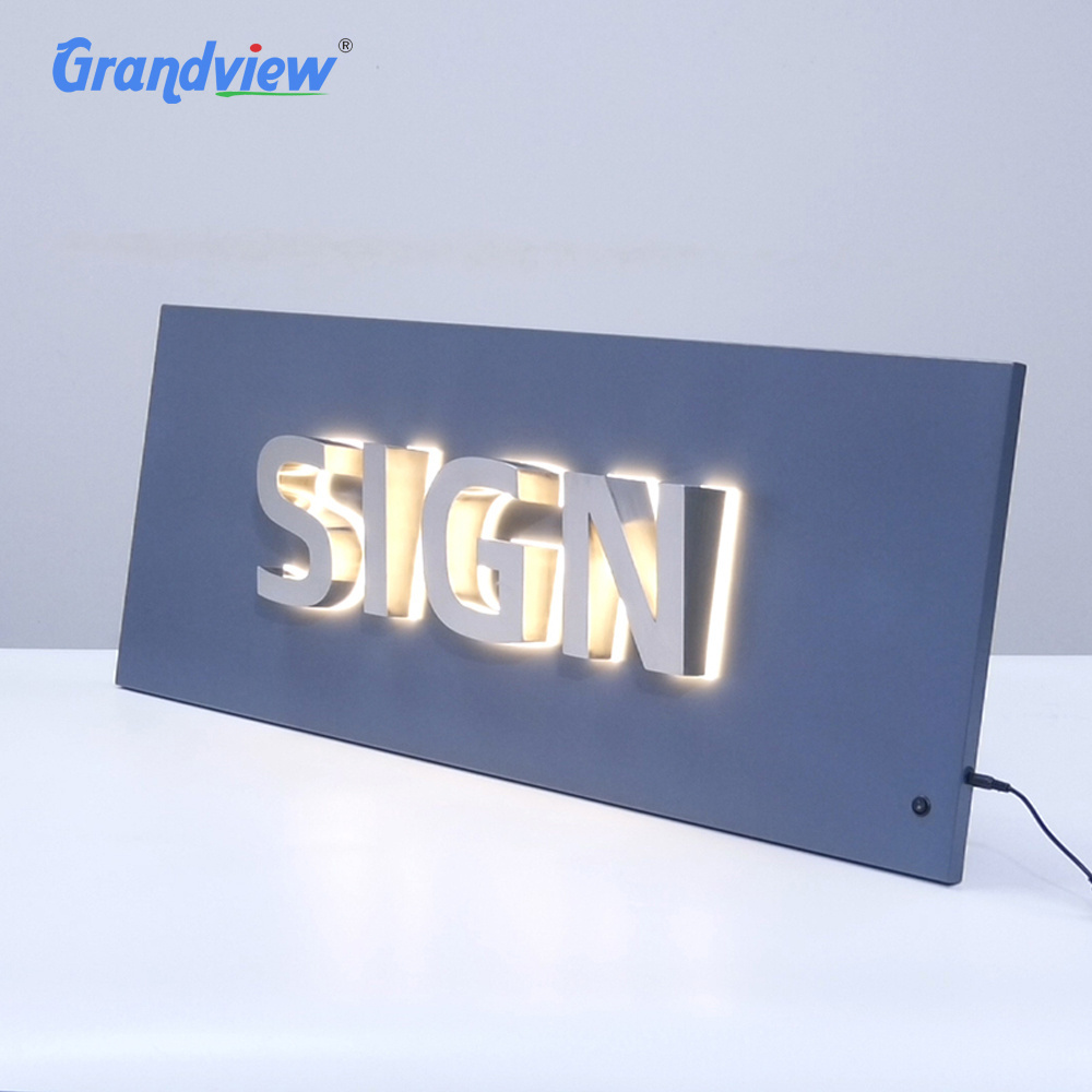 Custom outdoor electronic advertising sign eye-catching good quality letter sign advertisement equipment with restaurant store