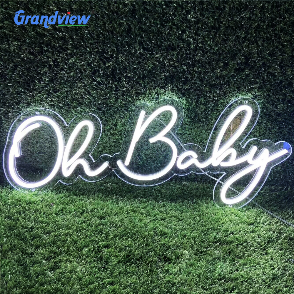 Wholesale words signage wedding party logo wall decoration letter lamp custom led neon light sign