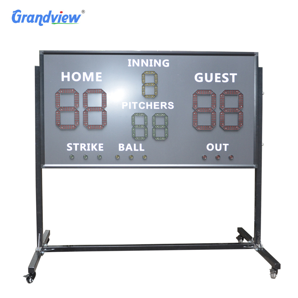 Outdoor Live Score Waterproof Digital LED Multi Sport Electronic Scoreboard for Cricket/football/basketball