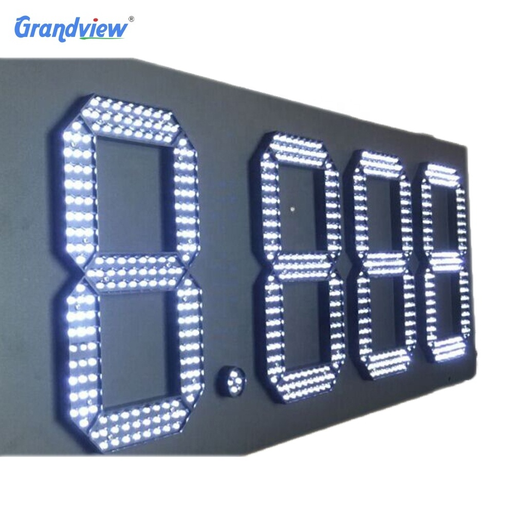 12 inch led 7 segment electronic outdoor led banner display