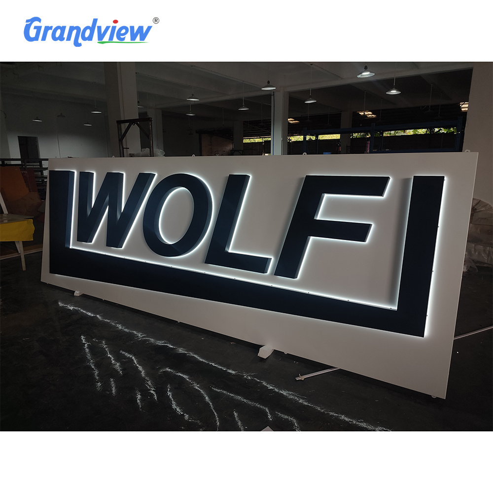 Custom outdoor electronic advertising sign eye-catching good quality letter sign advertisement equipment with restaurant store