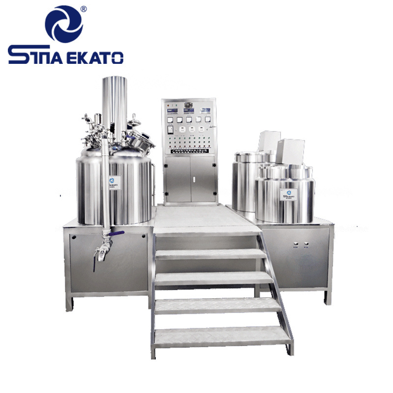 SINA EKATO 30 Years Experience high shear mixer Vacuum Emulsifying Mixer cosmetic paste ointment homogenizer