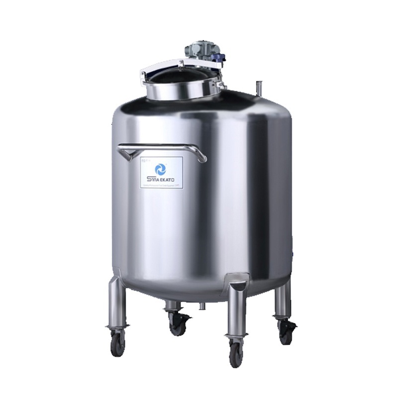 SINAEKATO customized SUS Pneumatic Slow Finished Product Stainless Steel Storage Tank Oil Storage Stainless Steel Mixing Tank