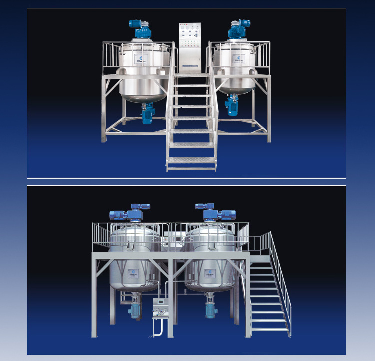 Multifunctional Shampoo Shower Gel Homogenizing Mixing Equipment Mixer Shampoo Liquid Soap Making Machine