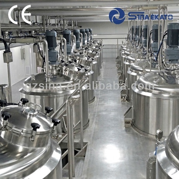 Multifunctional Shampoo Shower Gel Homogenizing Mixing Equipment Mixer Shampoo Liquid Soap Making Machine