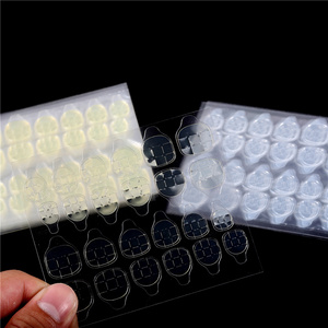 Transparent Jelly Double-side Nail Glue Sticker Tape Waterproof DIY Glue Nail Adhesive Press On Nail Glue Tabs