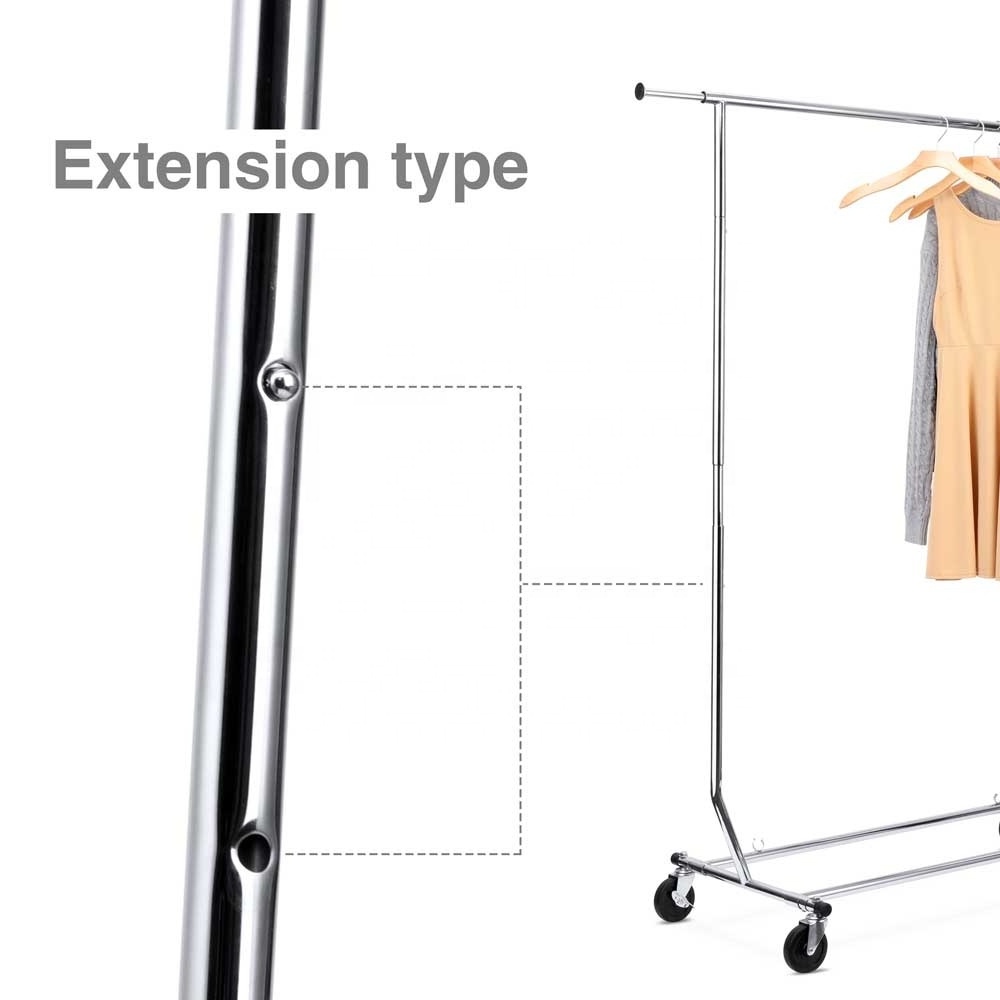 Wholesale Store Metal Clothing Display Cloth Drying Hanger Dryer Rack