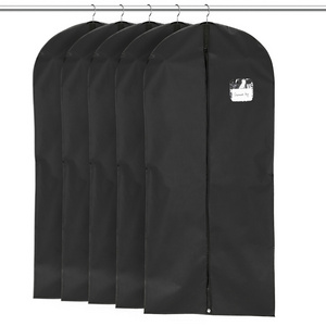 Foldover Breathable Garment Dust Cover Bags for Suits Storage