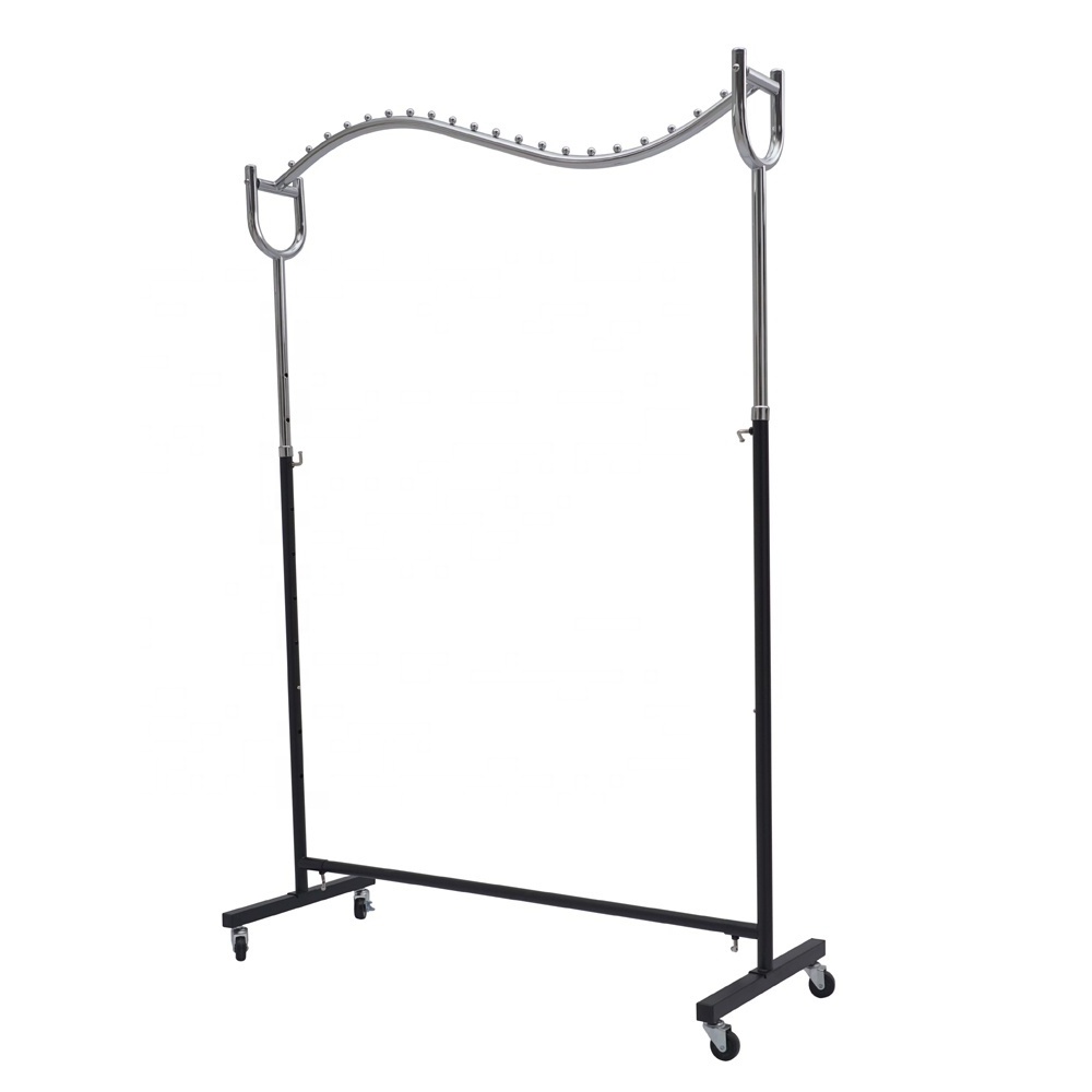 Boutique Garment Store Metal Clothes Dress Display Clothing Rack for Shop