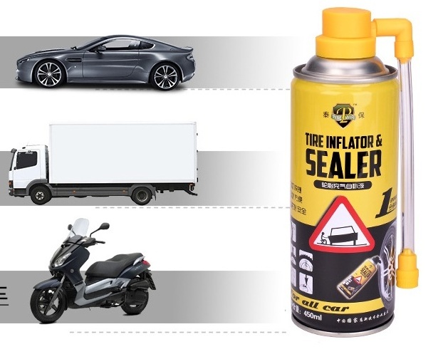 OEM tire sealer and inflator spray fix liquid sealant instant tire repair spray tire sealant