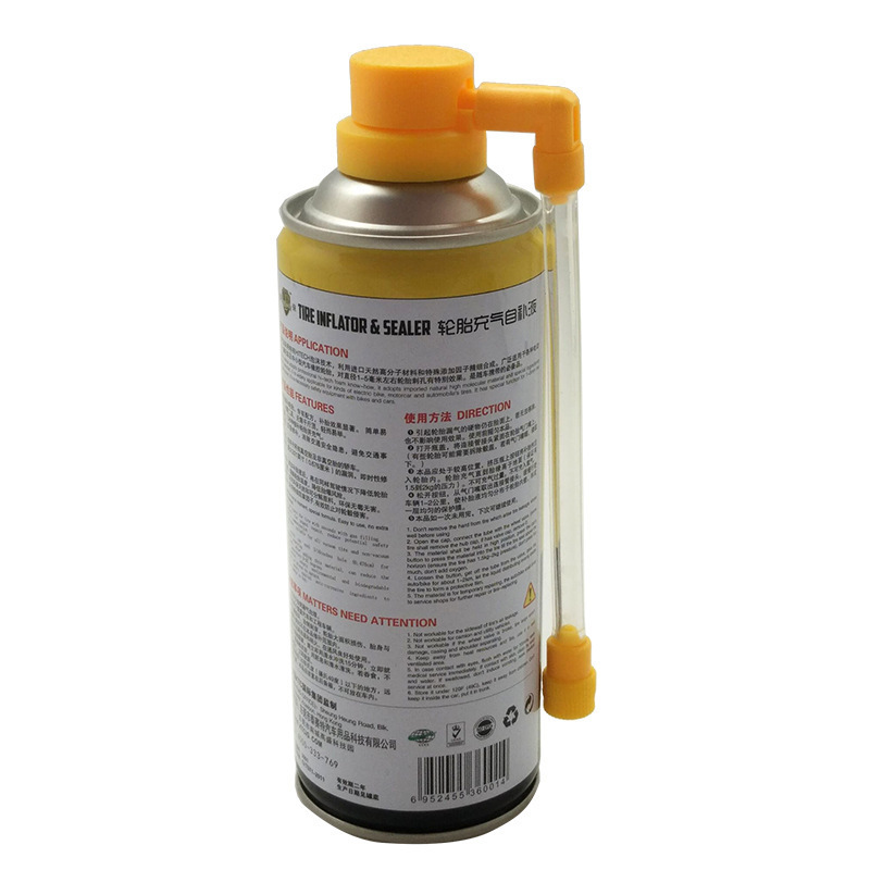 OEM tire sealer and inflator spray fix liquid sealant instant tire repair spray tire sealant