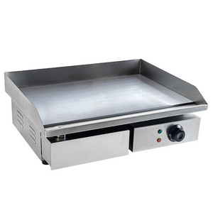 Commercial Catering Equipment BBQ Grill Griddle Counter Top Stainless Steel Table Top Barbecue Electric Griddle