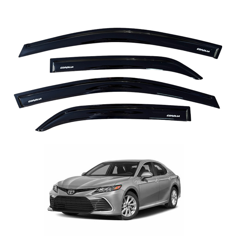 Wholesale Car Exterior Accessories Door Sun Visor Vent Rain Guard Wind Window Deflector for Toyota Corolla 2003