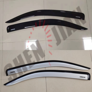 2.0MM Injection Black Thickness Window Deflector Door Rain Sun Visor for 2008-2022 TOYOTA HIACE accessories