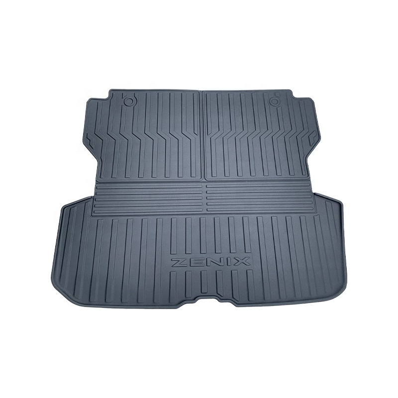 Wholesale Custom Waterproof Cargo Tray Liner Carpet Rubber Back Seat Car Trunk Mats for Toyota Innova Zenix 2023 Accessories