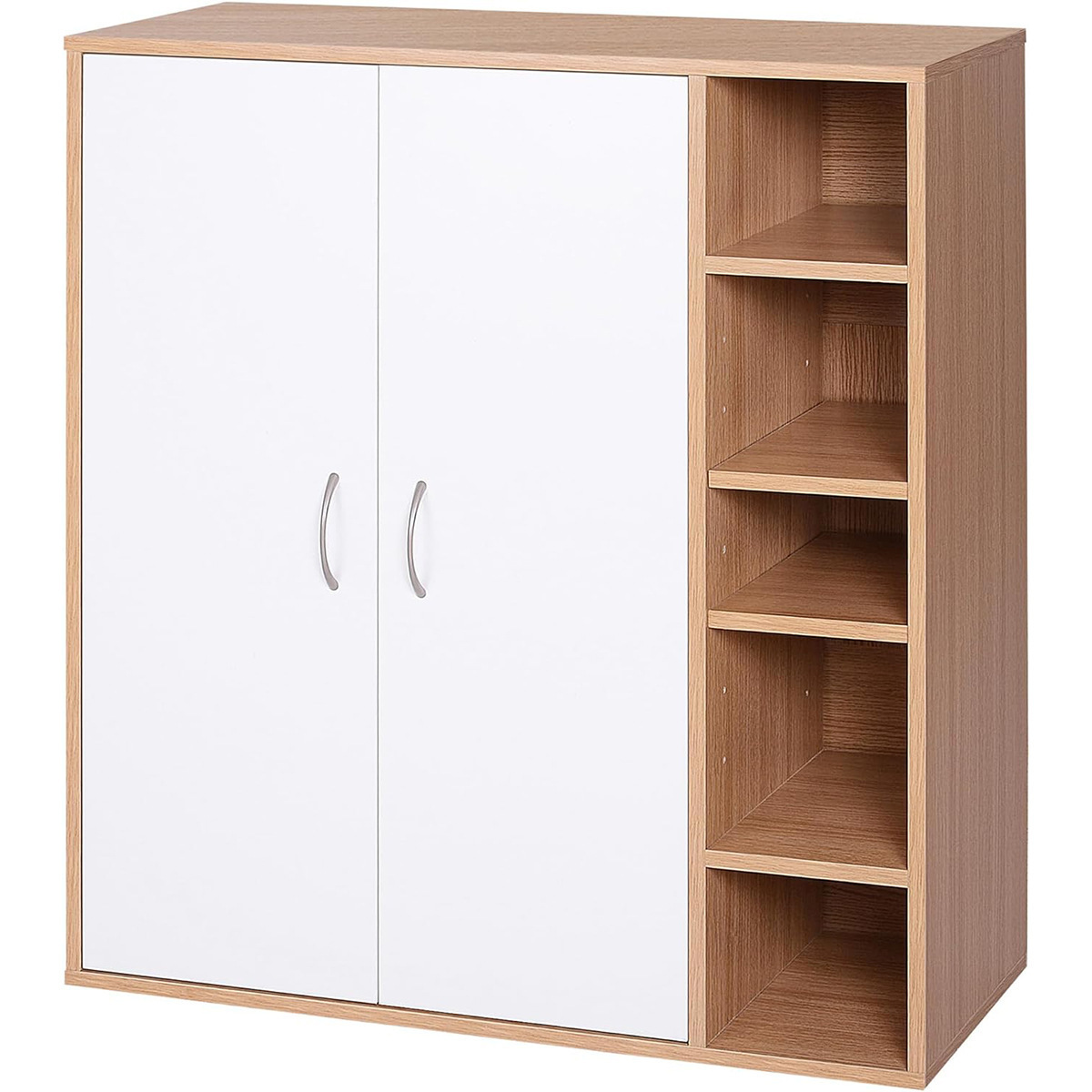 Modern Shoe Cabinet Wooden Shoe Cabinet Closed Shoe Rack Cabinet Storage for Living Room Hotel