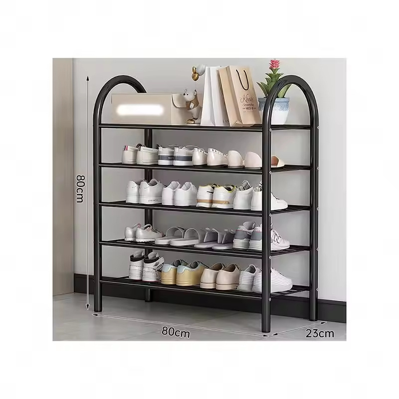 Shelves Hot Selling Shoe Rack Tall Shoe Cabinet Storage Steel Large Organizer Metal Shoe Rack For Entryways