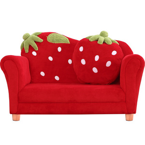 Children's sofa Mini cartoon fabric kindergarten bulk order cute strawberry sofa