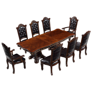 Antique Home Furniture Dinner Table Set Luxury Furniture Dining Room Table Chair Classical Wood Table for Meeting Dining Room