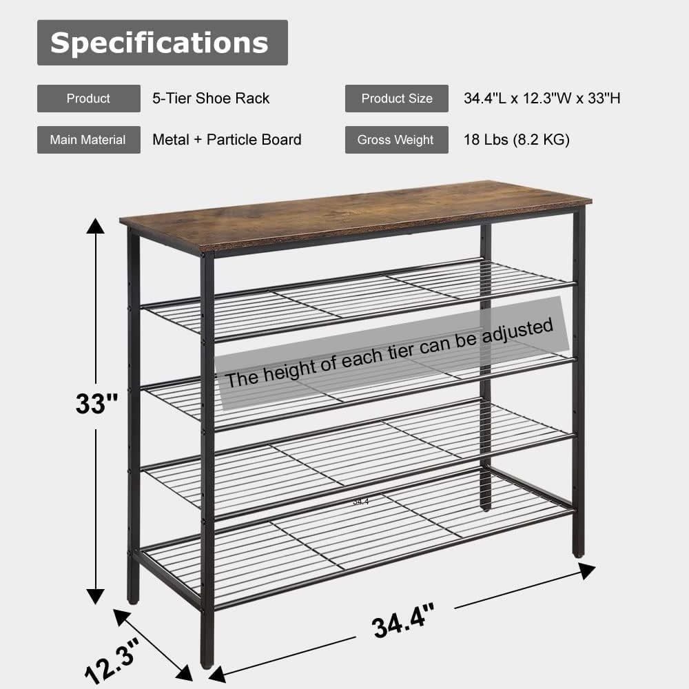 Wooden Seated Shoe Rack Cabinet Layered Shoe Storage Rack Home Entrance Storage Racket Boot Rack