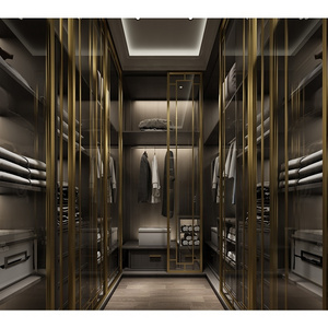 furniture wardrobe modern style lightweight customized wardrobe closet with doors