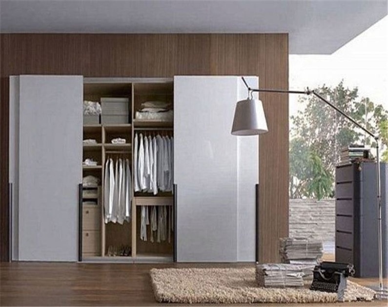 New Model Built-In Wardrobe With Sliding Door Wardrobe Cabinet