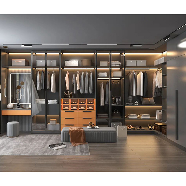 Customized Logo Great Price Dressing Room Closet Bedroom Cabinet Combination Floor to Ceiling Open Wardrobe