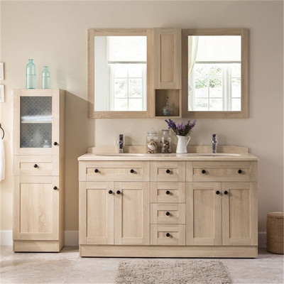 Shaker style Wooden Furniture 48 42 In nordic Bathroom Basin Vanity marble vanity top with under mount sink bath cabinet