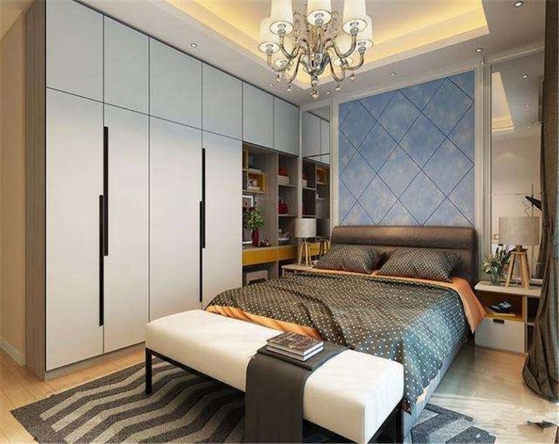 Customized Double Color Wardrobe Design Furniture Bedroom