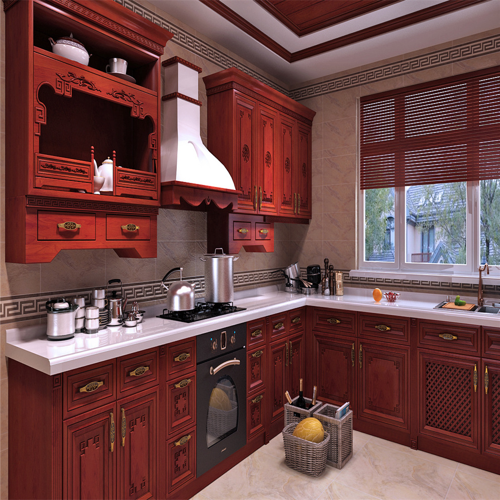 Australian Style Plywood Caarcass Wood Veneer And Lacquer Kitchen Cabinet