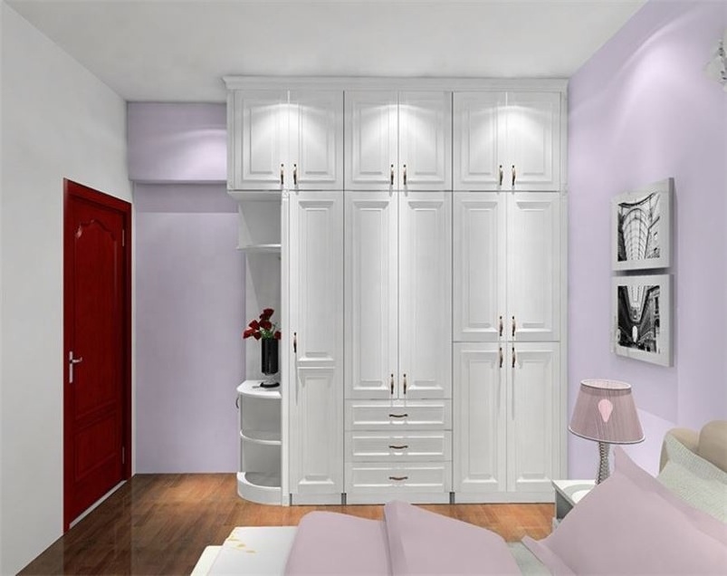 New Model Built-In Wardrobe With Sliding Door Wardrobe Cabinet