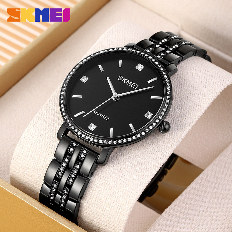 SKMEI 2006 Women Watch Fashion Simple Wristwatch Quartz Stainless Steel Ladies Clock Luxury Waterproof Watches Women's