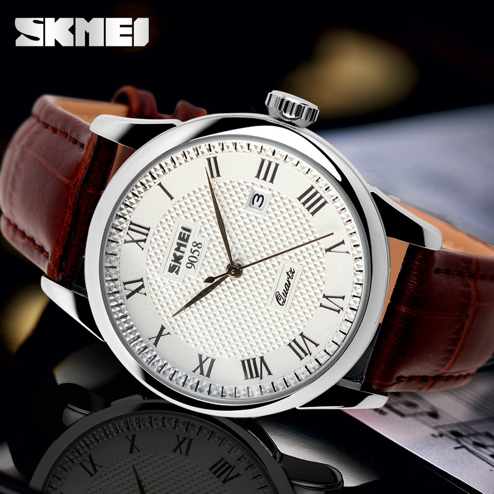 SKMEI couple watch for men classic quartz watch women japanese movt waterproof #9058